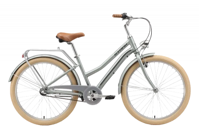 Велосипед Stark Comfort Lady 3-speed 2023, серебристый/серый, 14.5"