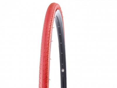 Велопокрышка 28"/700x26С (26-622), Kenda Kontender K196, клинчер, 60TPI, LR3, слик, красная