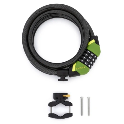Велозамок CLUXX Gardia 1250C Green/Black (см:150)