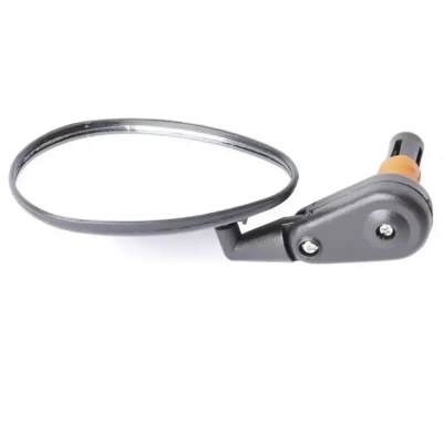 Зеркало DX-222SB, панорамное, универс. лев./прав., креп. в торец руля, черн.