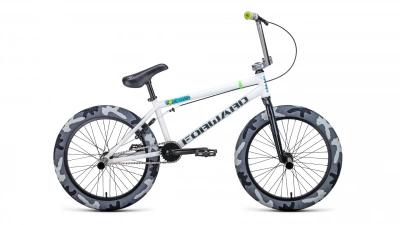 Велосипед FORWARD ZIGZAG 20 (20" 1 ск. рост. 20.75") 2021, белый