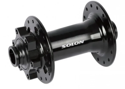 Втулка передняя 32H Solon DH938TF BOOST, ось 15x110мм, черн., disc IS6, 2 пром