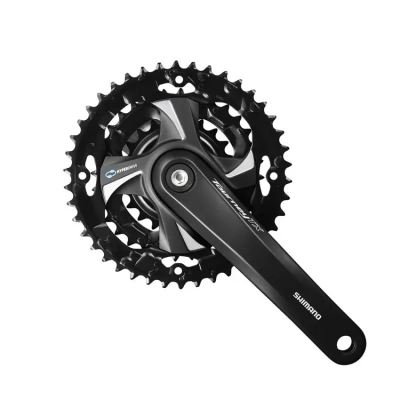 Система шатунов 3ск. 42T Shimano Tourney TX801, C защитой, SQR, 170 мм, 42x32x22T, черный