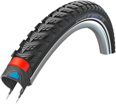 Велопокрышка 26"x2.00 (50-559), Schwalbe Marathon, GT 365 DualGuard, всесезон, B/B+RT (светоотр.)