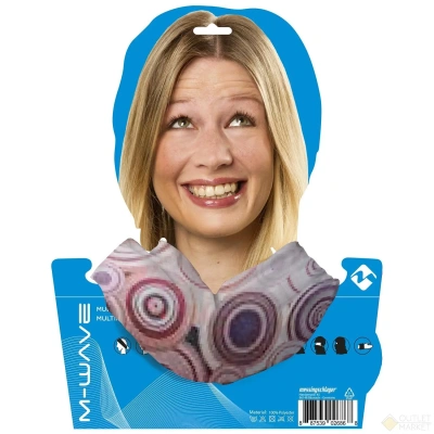Бандана M-Wave Crazy Rings, дышащий полиэстер с микрофиброй 24x48см
