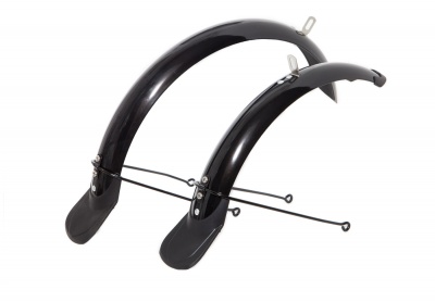 Комплект крыльев Shulz Kids, 20" пластик черные с держ.