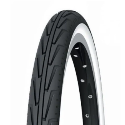 Велопокрышка 20"x1.75 (44-406), Michelin City J GW, 3x22TPI, белый/чёрный