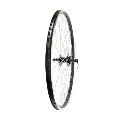 Колесо в сборе 27.5" переднее, Trix,  AV, втулка ал., обод дв. 19.4x21.4, диск., черн.