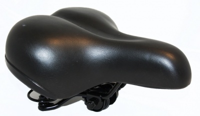 Седло Vinca Sport VS-188, комфортное с пружинами, 250x195мм, черное