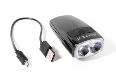 Передний фонарь Shulz NB30-00, 200lm, USB, черный