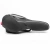 Седло Vinca Sport VS-72, комфортное с фонариком, гель, 280x200мм, черное