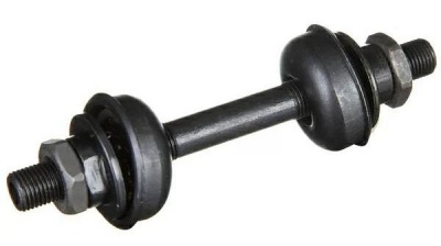 Ось передней втулки 3/8"x100мм под эксцентрик, с подш. (1/4"x7) и чашками (29мм)