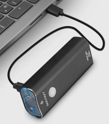 Передний фонарь Gaciron V9CP-550, 1xCree 550LM, 5ф, USB-C 2500mAH