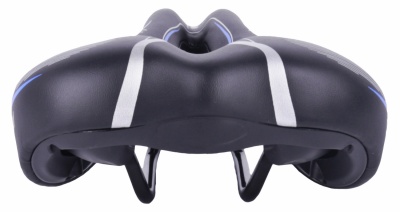 Седло Vinca Sport VS-01, комфортное, с вент. отверстием, 280x170мм, черное