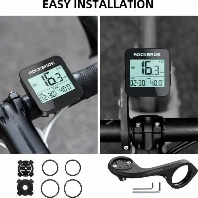 Велокомпьютер Rockbros G1 smart GPS, 8 функций