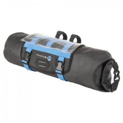 Сумка на руль M-Wave Rough Ride Front, расклад. увелич. р-р 59x23см V=10л 100% влагозащит. черн.