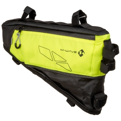 Сумка на раму M-Wave Rough Ride Triangle, расклад. увелич. до 4.2 л, 42x14x25см влагозащит. неон.