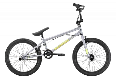 Велосипед Stark Madness BMX 2 2022, серый/желтый