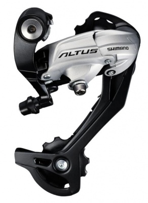 Задний переключатель 9ск. Shimano Altus M370, 11-34T, серебр.