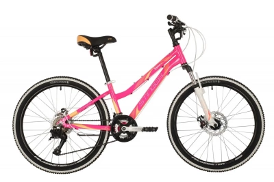 Велосипед STINGER LAGUNA D 24" 2022, розовый, 12"