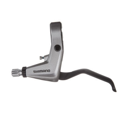 Тормозная ручка правая Shimano Alivio T4000, цв. серебр., v-br под 2 пал.