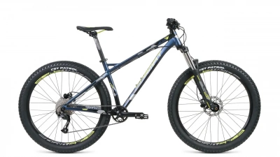Велосипед FORMAT 1314 Plus (27.5" 9 ск, S) 2020, темно-синий/черный мат.