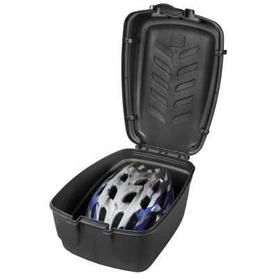 Бокс на багажник M-Wave Amsterdam Easy Box S-M, V=5л 27x20x15см, пластик пыле/влагозащ. черн.