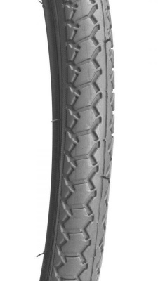 Велопокрышка 22"x1⅜ (37-501), H.R.T. P1013, низкий, для вело/инв. колясок, серый