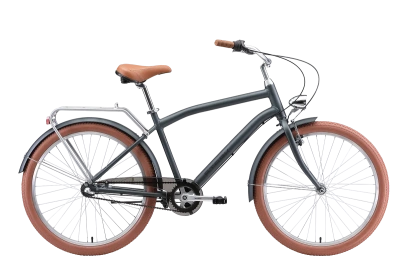 Велосипед Stark Comfort Man 3-speed 2026, темно-серый матовый/антрацит 16" S