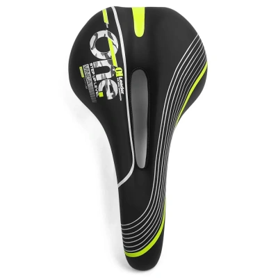 Седло Vinca Sport One VS-94-1, 275x145мм, черный/зеленый