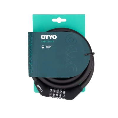 Велозамок OYYO CB32, 12x1800мм, черный