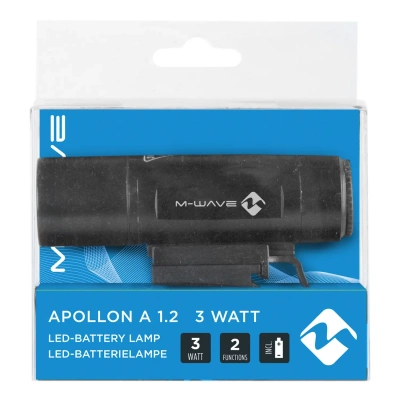 Передний фонарь M-Wave Apollon A 1.2 3 Watt Battery