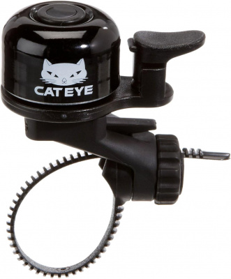 Звонок Cat Eye Bell OH-1400,  алюминий/пластик 30мм 25гр черный