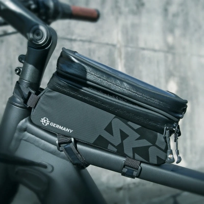 Сумка/чехол на раму SKS Explorer Smart, для смартфона V=1,35л черная