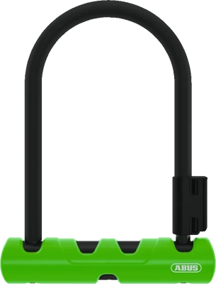 Велозамок Abus Ultra Mini 410/150HB, скоба 14мм, ключ, 180x80мм с кроншт, кл. защ. 8/15