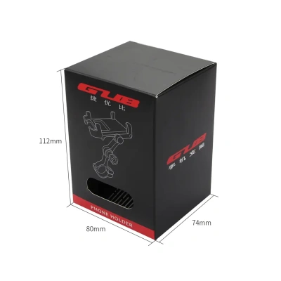Держатель для телефона GUB PLUS11, черн., алюм.