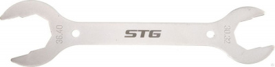Ключ для рулевой колонки STG YC-153-L6, 30/32x36/40мм, толщ. 6мм, серебр.