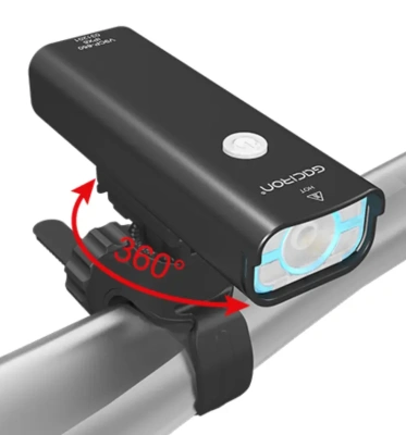 Передний фонарь Gaciron V9CP-850, 1xCree 850LM, 5ф, USB-C 2500mAH