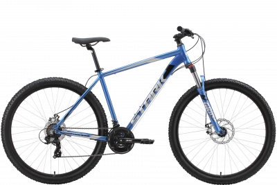 Велосипед Stark Hunter 29.2 D 2023, синий/черный/серебристый, 20"