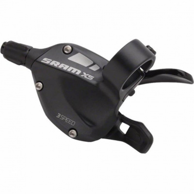 Шифтер левый 3ск. Sram X5, хомут