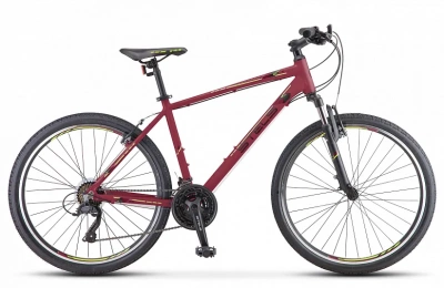Велосипед Stels Navigator-590 V 26" K010 16" Бордовый/салатовый