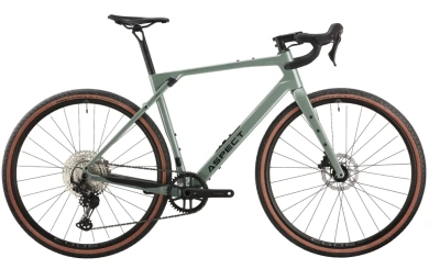 Велосипед Aspect Allroad CF Expert 2027 (L (56 см), Зелёный)