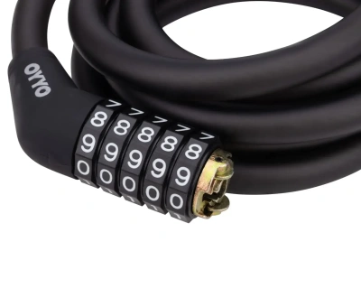 Велозамок OYYO CB32, 12x1800мм, черный