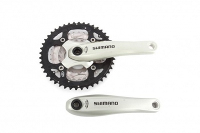 Система шатунов 3ск. 44T Shimano Deore M521-S, Octalink v2, 170 мм, 44x32x22T, серый