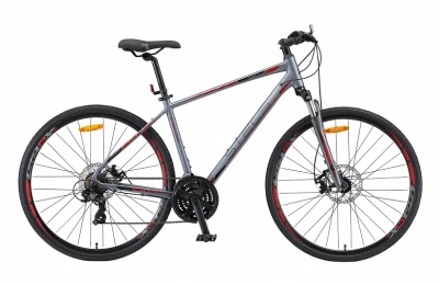 Велосипед Stels Cross-130 MD Gent 28" V010 18,5" Серый