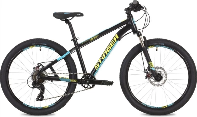 Велосипед STINGER 24" BOXXER EVO черный, 14"