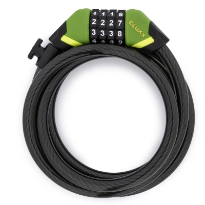 Велозамок CLUXX Gardia 1250C Green/Black (см:150)