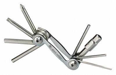 Мультитул Bike Hand YC-286N унив. складн. шестигран. 2/2.5/3/4/5/6/8мм +/- отвертки, T25, 6-14286