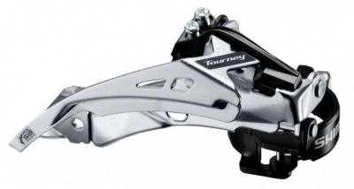Передний переключатель 42T Shimano Tourney FD-TY700 7/8ск, у.т., н.х. 34.9мм, 63-66°