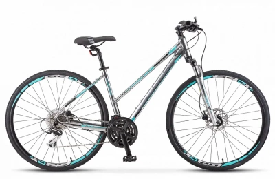 Велосипед Stels Cross-150 D Lady 28" V010 15.5" Хром